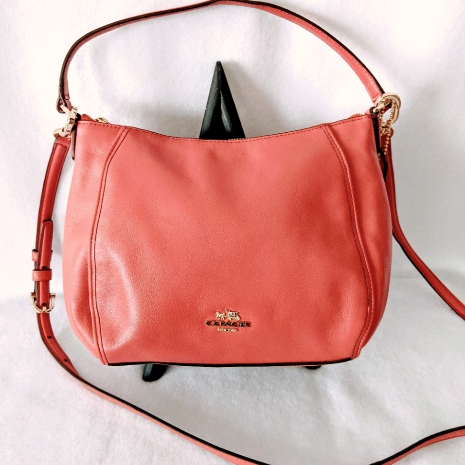 Nwot Coach Madison Top-Handle Red Current Bag